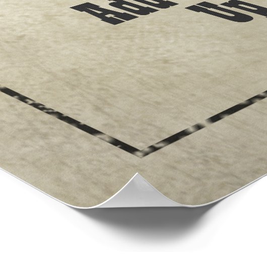 PETIT — modèle POSTER RECHERCHÉ (Coin)