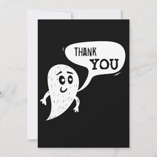 Petit Monster Carte de remerciements d'anniversair (Dos)