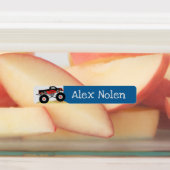 Petit Monster Truck Kids Nom Étiquettes (Apposé)