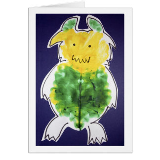 Petit monstre - conception de modèle de portrait