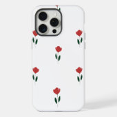 Petit motif de fleurs rouges (Verso)