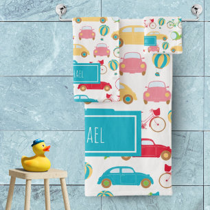 Petit Motif de véhicule avec prénom