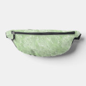 Petit motif en soie moirée vert citron (Poser)