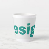 Petit Mug à Latte 12oz (Devant)