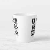 Petit mug à latte - Je suis du XXe siècle (Devant)