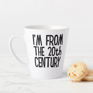 Petit mug à latte - Je suis du XXe siècle