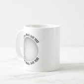 Petit Mug de Golf Personnalisé 330ml (Devant gauche)
