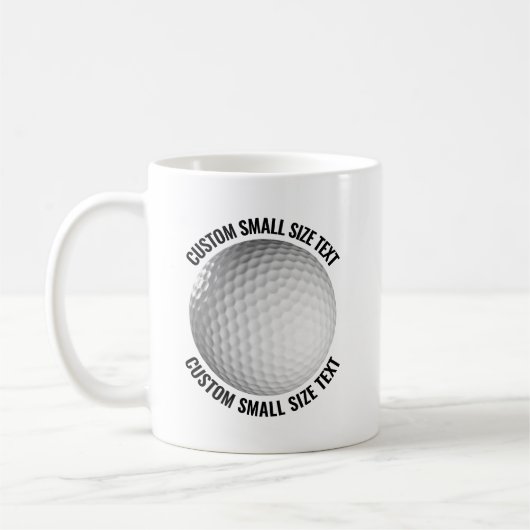 Petit Mug de Golf Personnalisé 330ml (Gauche)