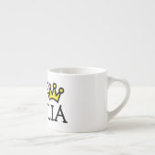Petit mug d'enfant personnalisé avec couronne de p (Droite)