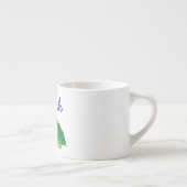 Petit mug d'enfant personnalisé avec tortue verte (Droite)