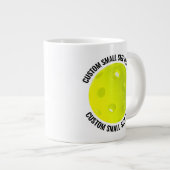 Petit Mug Personnalisé Géant de Pickleball (Devant droit)