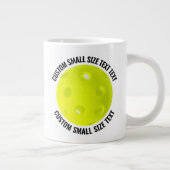 Petit Mug Personnalisé Géant de Pickleball (Droite)
