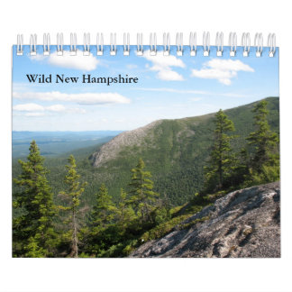 Petit New Hampshire calendrier mural sauvage de