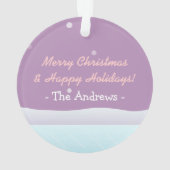 Petit Noël mignon d'hiver de fille de patineur de (dos)