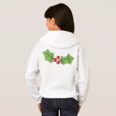 Petit Noël personnalisé Gingerbread Homme Sweat - (Dos entier)