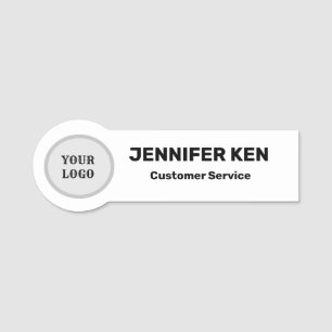 Petit Nom Badge Magnet Busine Logo Personnel de l'