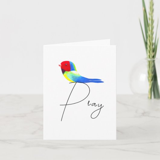 Petit oiseau de prière (Devant)