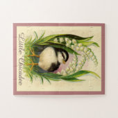 Petit oiseau noir Puzzle surdimensionné pour les e (Horizontal)