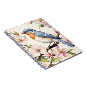 Petit oiseau Vintage | Journal carnet (Côté Droit)