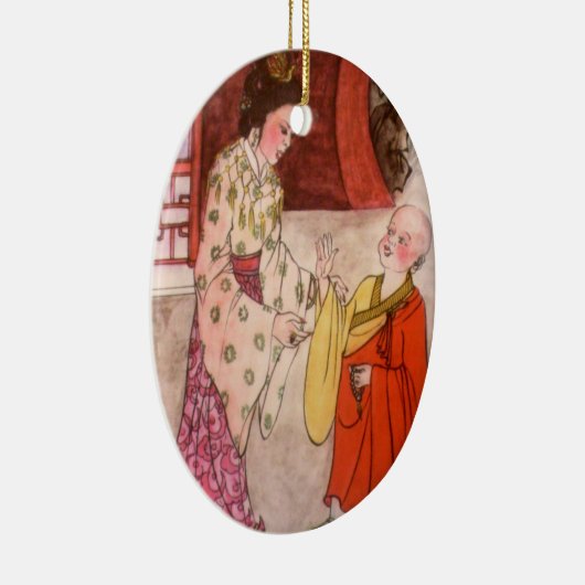 Petit ornement bouddhiste de moine (Droite)