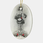 Petit ornement de garçon de batteur (Gauche)