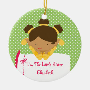 Petit Ornement de Noël Soeur Douce Fille