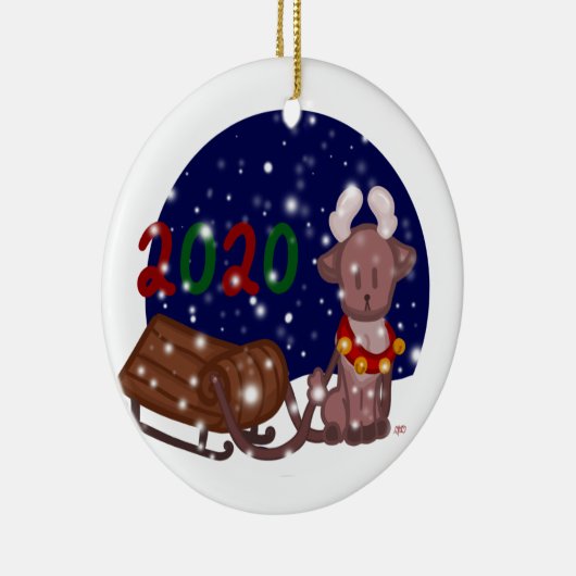 Petit ornement de rennes (Droite)