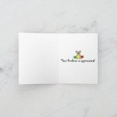 Petit ours avec étoiles Merci (Intérieur)