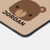 Petit ours Brown mignon avec nom personnalisé (Coin)