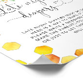 Petit ours d'abeilles Poster (Coin)