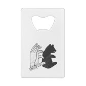 Petit ours Ours Silhouette Main (Dos)