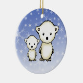 Petit ours polaire décoration de Noël (Droite)