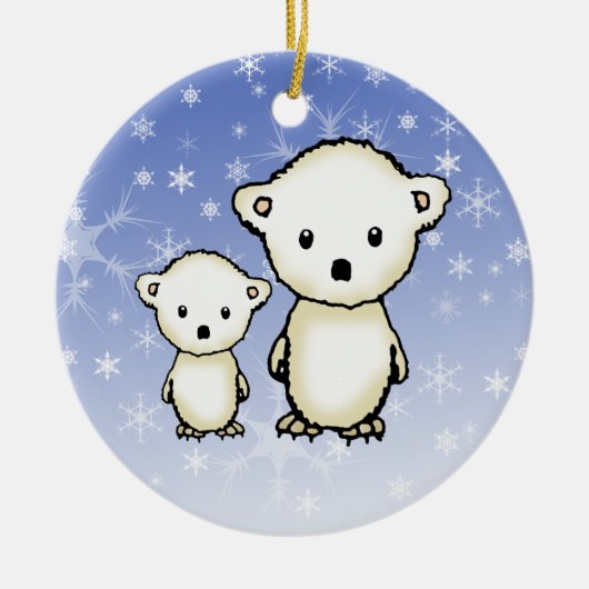 Petit ours polaire décoration de Noël (Devant)