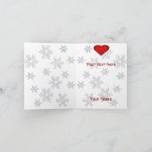 Petit pain d'épices biscuit Merci de Noël (Intérieur)