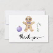 Petit pain d'épices carte de remerciements (Devant)