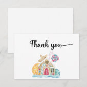 Petit pain d'épices carte de remerciements (Devant / Derrière)