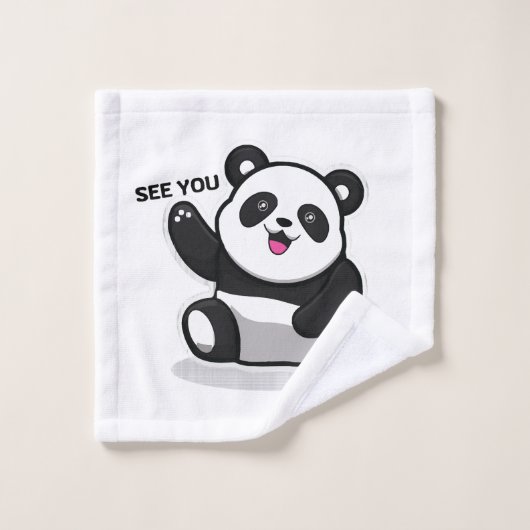 petit panda mignon (Gant de toilette)
