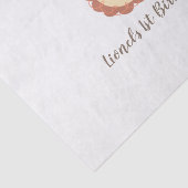 Petit papier de soie de soie personnalisé mignon (Détail)