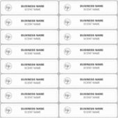 Petit parfum Échantillon de Étiquettes 0,5 x 1,8 (Devant)