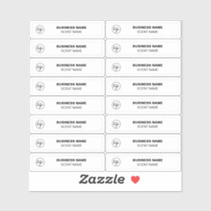 Petit parfum Échantillon de Étiquettes 0,5 x 1,8