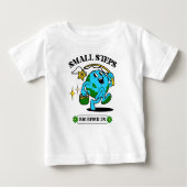 Petit pas gros résultat bébé T-shirt (Devant)