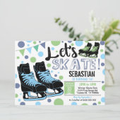 Petit Patinage sur glace Invitation Patinage sur g (Debout devant)
