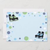Petit Patinage sur glace Invitation Patinage sur g (Dos)