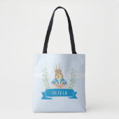 Petit Peter Rabbit Blue Sac fourre-tout personnali (Devant)