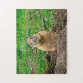 Petit petit chien de prairie à queue noire puzzle (Vertical)