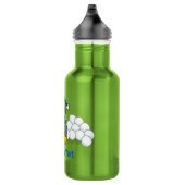 Petit pingouin assis avec bouteille d'eau de boule (Droite)