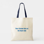 Petit pingouin assis avec des boules de neige sac  (Dos)