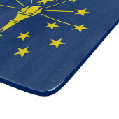 Petit planche à découper en verre avec drapeau de (Coin)