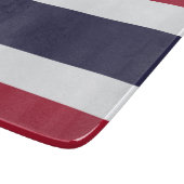 Petit planche à découper en verre avec drapeau de (Coin)