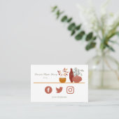 Petit plante carte de visite (Debout devant)